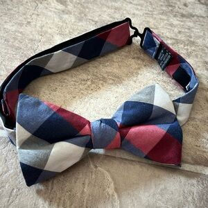 Bar III plaid bow tie